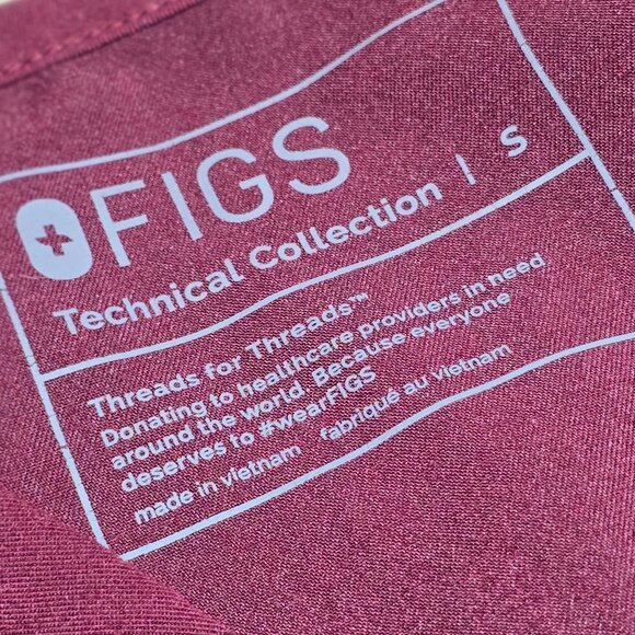 Men's FIGS Leon Three-Pocket Scrub Top™ sz S - Picture 5 of 6